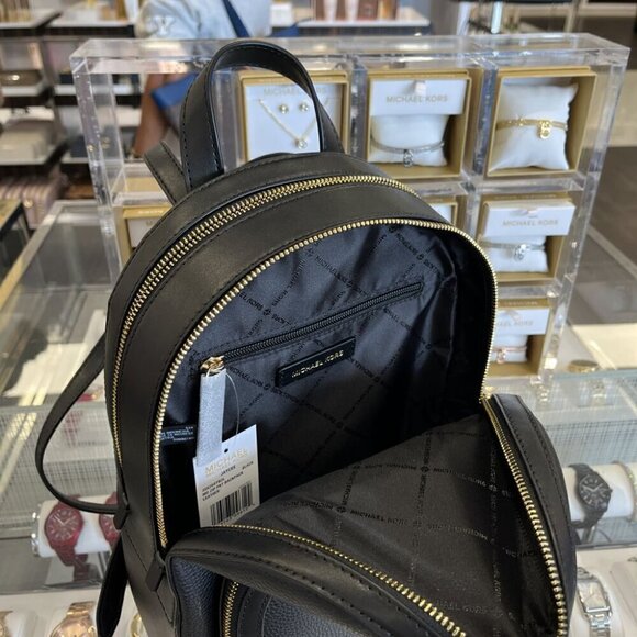 MICHAEL KORS Jaycee Medium Pebbled Leather Backpack 35S2G8TB2L - Picture 9 of 15